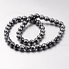 Non-magnetic Synthetic Hematite Bead Strands G-F300-42-09-2