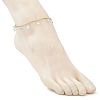 304 Stainless Steel Link Chain Anklets AJEW-AN00699-03-3