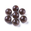 Lightcoffee Round Natural Wood Beads X-TB25MMY-5-1