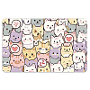 Plastic Waterproof Card Stickers STIC-WH0032-001-8