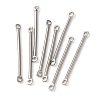 Non-Tarnish 304 Stainless Steel Connector Charms STAS-Q323-06C-P-1