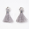 Polycotton(Polyester Cotton) Tassel Pendant Decorations FIND-S275-02P-1