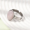 Adjustable 304 Stainless Steel Finger Rings for Women GG-CBA7994-04P-19-3