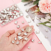 DICOSMETIC 80pcs 8 styles Square/Heart/Horse Eye Sew on Rhinestone GGLA-DC0001-02-3