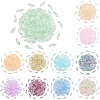 100Pcs Baking Paint Transparent Glass Pendants GLAA-YW0004-81A-2
