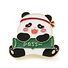 Panda Theme Enamel Pins JEWB-B030-03C-G-1