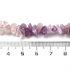 Natural Rose Quartz & Madagascar Rose Quartz & Amethyst Beads Strands G-L610-A08-B01-4