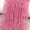 Natural Pink Tourmaline Beads Strands G-RM250101-A4-1