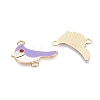 Alloy Enamel Connector Charms PALLOY-Q467-02G-03-2