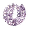 Electroplate Transparent Crackle Glass Beads Strands EGLA-Q135-02A-B06-2