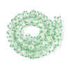 Handmade Foil Lampwork Beads Strands FOIL-T008-02E-1