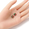 2Pcs Brass Enamel Charms KK-YW0001-73-4
