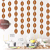 Rugby Decoration Paper Hanging Banners AJEW-SP0004-84-7