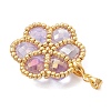 Seed Beads & Glass Beaded Pendants PALLOY-MZ01299-02-3