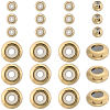 24Pcs 2 Styles 304 Stainless Steel Spacer Beads STAS-BBC0006-99-1