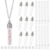 DIY Blank Wish Bottle Necklace Making Kit DIY-SC0021-78-1