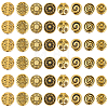 160Pcs 8 Styles Tibetan Style Alloy Beads FIND-PA0001-65A-1