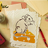Plastic Drawing Painting Stencils Templates DIY-WH0396-544-5