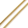 304 Stainless Steel Add a Bead Adjustable Box Chains Bracelets for Women BJEW-M307-01A-G-2
