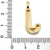 Brass Micro Pave Cubic Zirconia Pendants KK-B126-02G-J-3