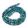 Natural Blue Apatit Beads Strands G-H042-A12-02B-3