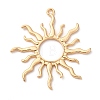Brass Big Pendants KK-Z112-16G-1