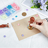 CRASPIRE 120Pcs 8 Colors Flower Sealing Wax Particles DIY-CP0009-20-3