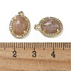 Natural Sunstone Faceted Oval Pendants G-I375-02G-06-3