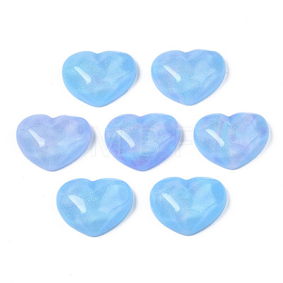 Transparent Resin Cabochons CRES-N031-003A-B14-1