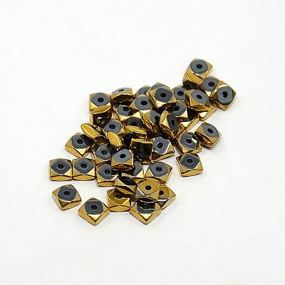 Electroplate Non-magnetic Synthetic Hematite Beads Strands G-J224B-M-1