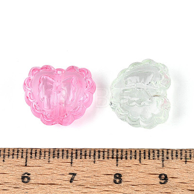 Transparent Acrylic Beads TACR-T029-27M-1