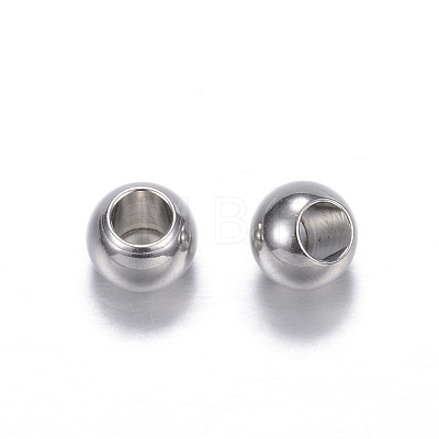 201 Stainless Steel Beads X-STAS-D447-35B-1