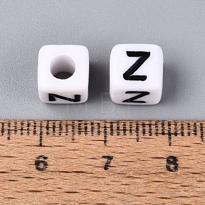 Opaque Acrylic Beads SACR-N020-04A-Z-1
