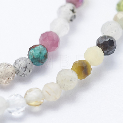 Natural Mixed Stone Beads Strands X-G-J369-04B-2mm-1