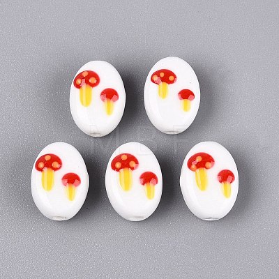Handmade Porcelain Ceramic Beads PORC-Q005-07B-1