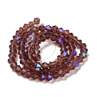 Transparent Electroplate Glass Beads Strands LS-EGLA-A039-T2mm-L05-1