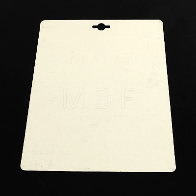 Rectangle Shape Cardboard Necklace Display Cards CDIS-Q001-10B-1
