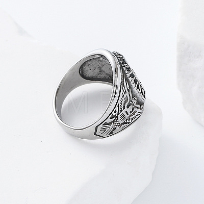 304 Stainless Steel US Military Army Finger Rings for Men YQ5798-2-1