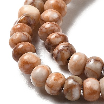 Natural Red Netstone Beads Strands G-G992-B04-1