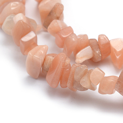 Natural Sunstone Beads Strands G-P332-46-1