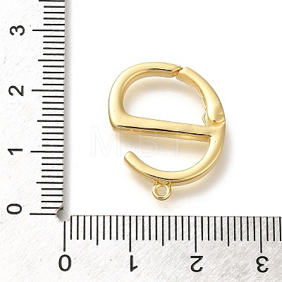 Rack Plating Brass Spring Gate Rings KK-Z086-53G-01-1