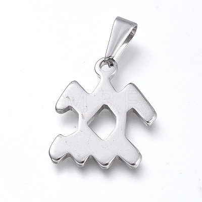 Non-Tarnish 304 Stainless Steel Pendants LS-STAS-L210-06L-P-01-1