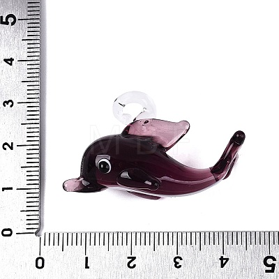 Handmade Lampwork Pendants LAMP-N034-23D-1