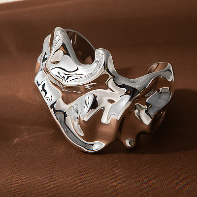 Textured Plastic Cuff Bangles for Women FS-WG9DD36-04-1