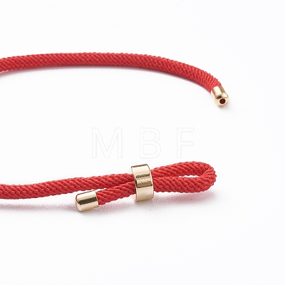 Braided Nylon Cord Bracelet Making MAK-A017-D01-06G-1