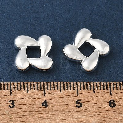 Brass European Beads KK-CBAFC6C-04S-1