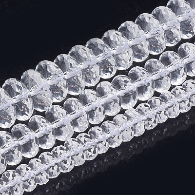 Synthetic Quartz Crystal Beads Strands G-S285-13-1