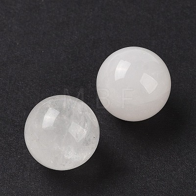 Natural Quartz Crystal No Hole Sphere Beads G-K353-04C-11-1