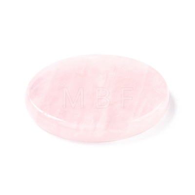 Natural Rose Quartz Cup Mats G-P462-03A-1