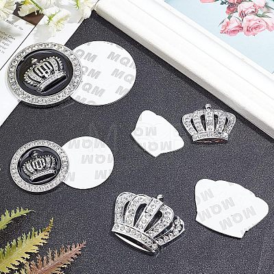 Zinc Alloy with Self Adhesive Car Decoration DIY-FH0002-74P-1